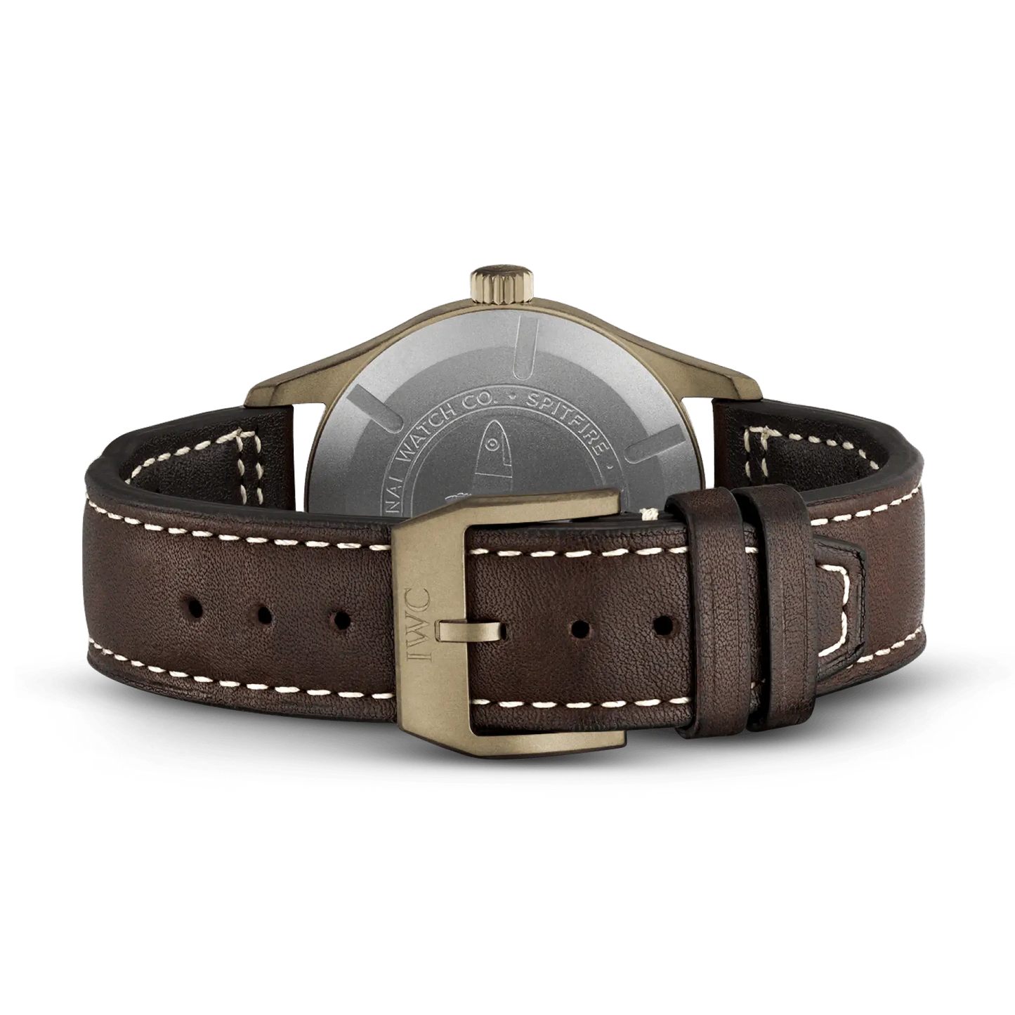 IWC Pilot Automatic Spitfire Green Dial Brown Leather 39mm