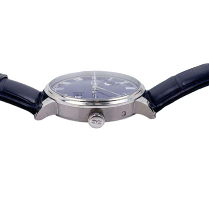 Glashutte Senator Panorama Date Moonphase Blue Dial Blue Alligator 40mm