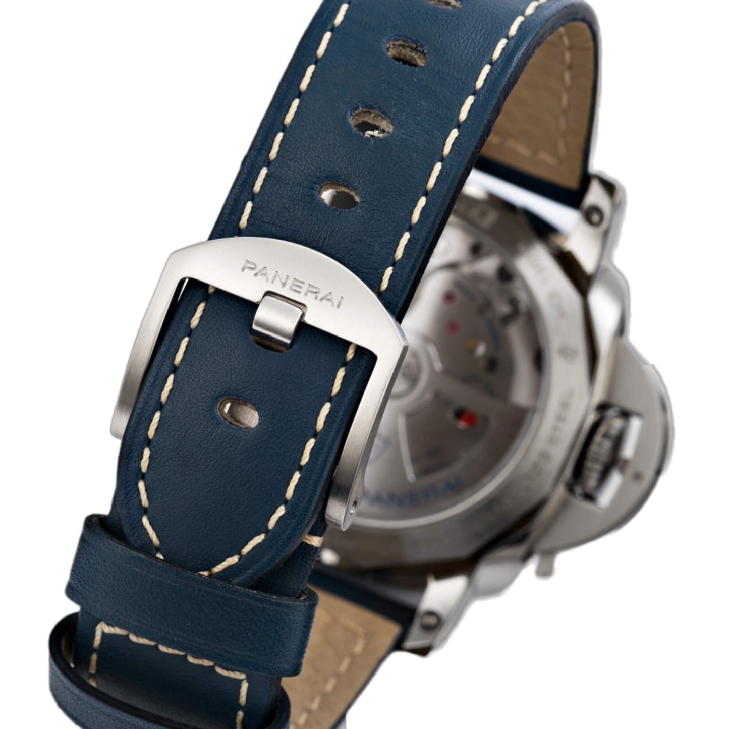 Panerai Luminor 1950 3-Days GMT Blue Dial Blue Leather 42mm