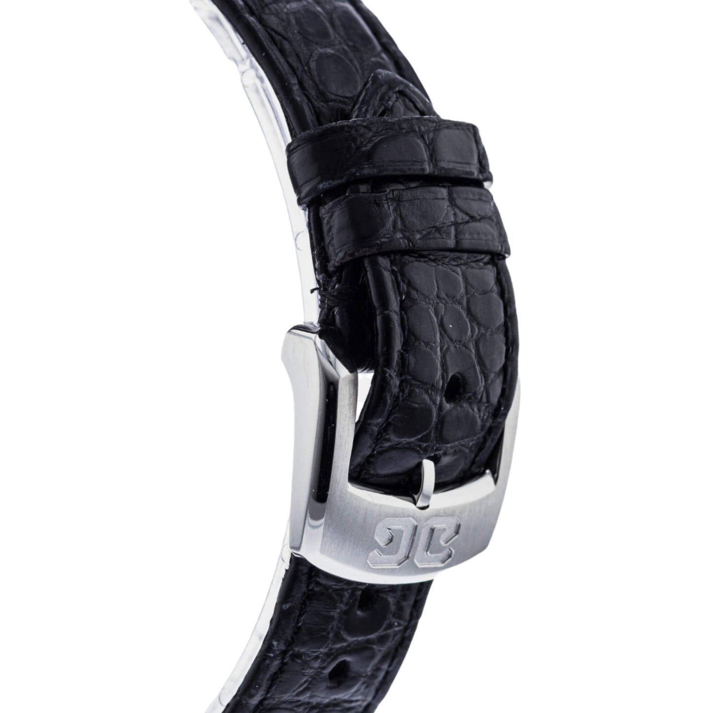 Glashutte Vintage Sixties Silver Dial Black Alligator 39mm