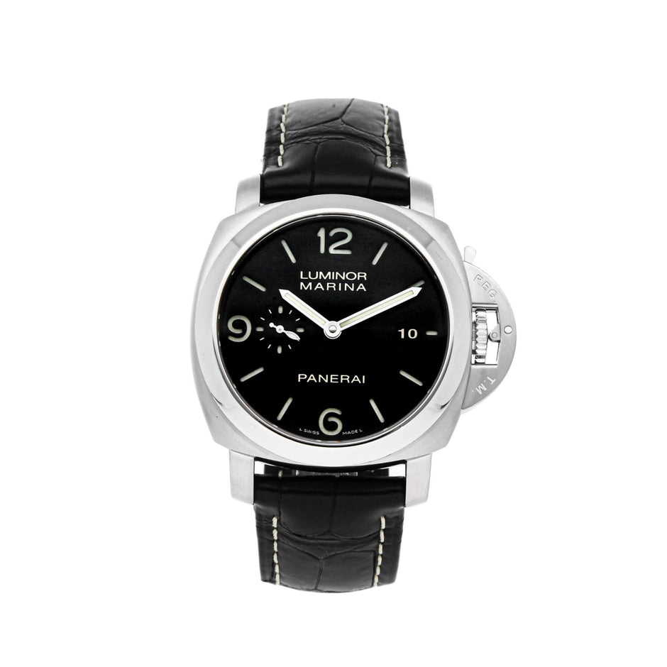 Panerai Luminor Marina 1950 Black Dial Black Leather 44mm