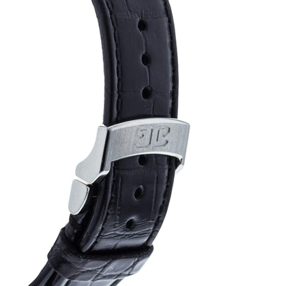 Glashutte Senator Excellence White Dial Black Alligator 42mm