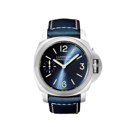 Panerai Luminor Blu Mare Blue Dial Blue Leather 44mm