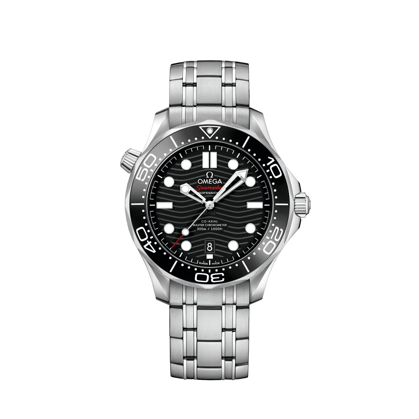 Omega Seamaster Diver 300M Co‑Axial Master Chronometer Black Dial Stainless Steel 42mm