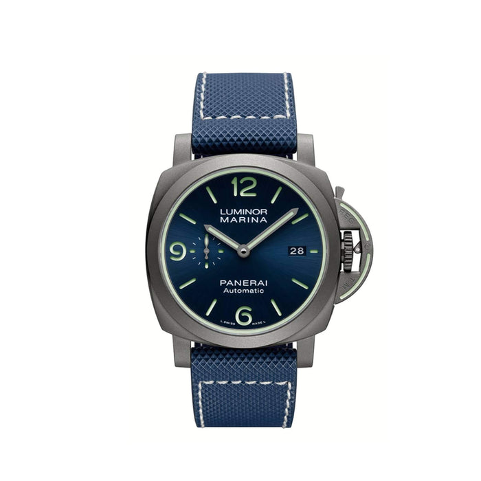 Panerai Luminor Marina Blue Dial Blue Fabric 44mm