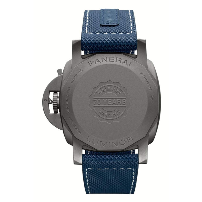 Panerai Luminor Marina Blue Dial Blue Fabric 44mm