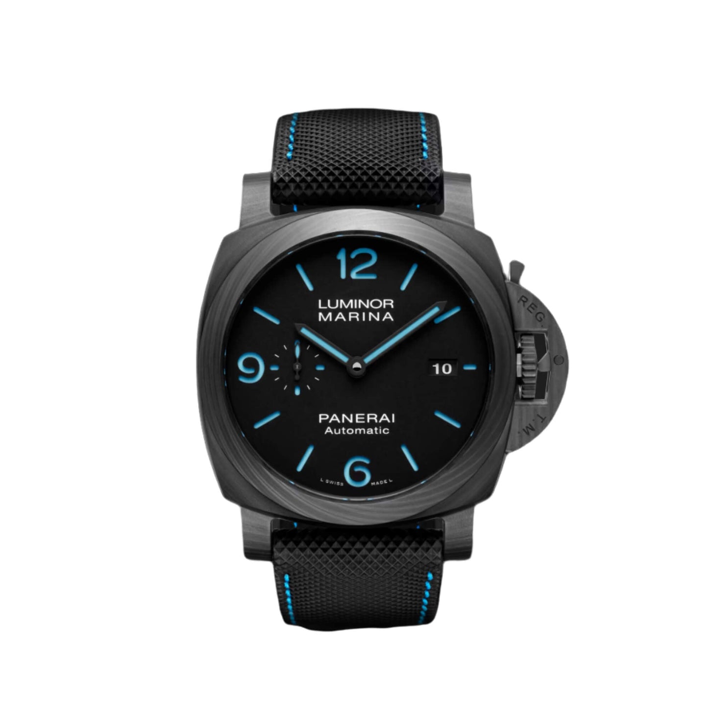 Panerai Luminor Marina Black Dial Black Fabric 44mm