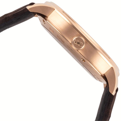 Glashutte Senator Excellence Blue Dial Brown Alligator 42mm