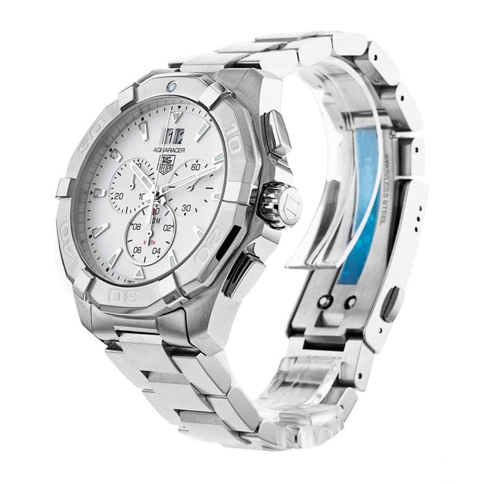 Tag Heuer Aquaracer Chronograph Silver Dial 43mm Men's Watch