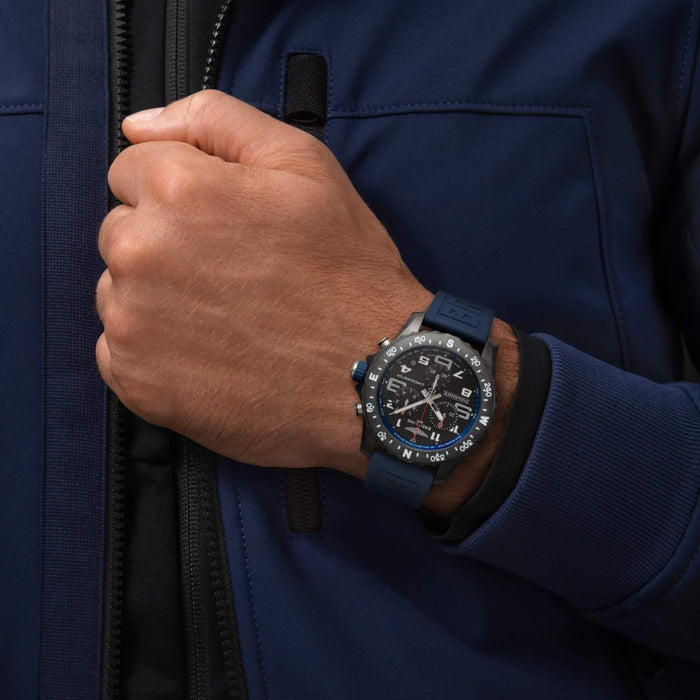 Breitling Endurance Pro Black Dial Blue Rubber 44mm