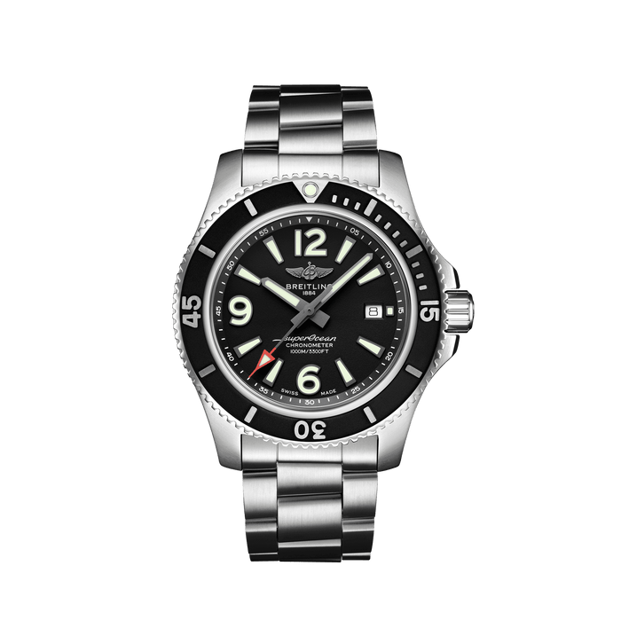 Breitling Superocean Automatic Black Dial Stainless Steel 44mm