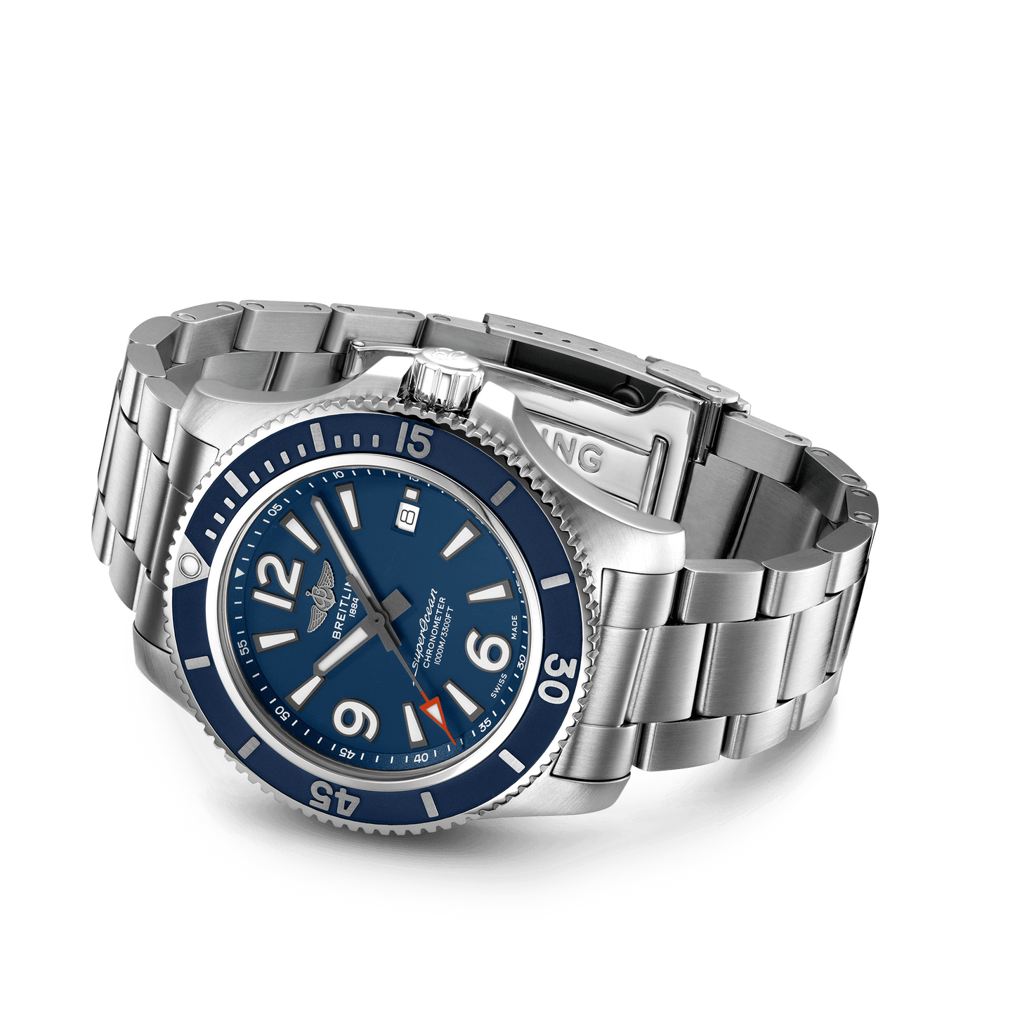 Breitling Superocean Automatic Blue Dial Stainless Steel 44mm