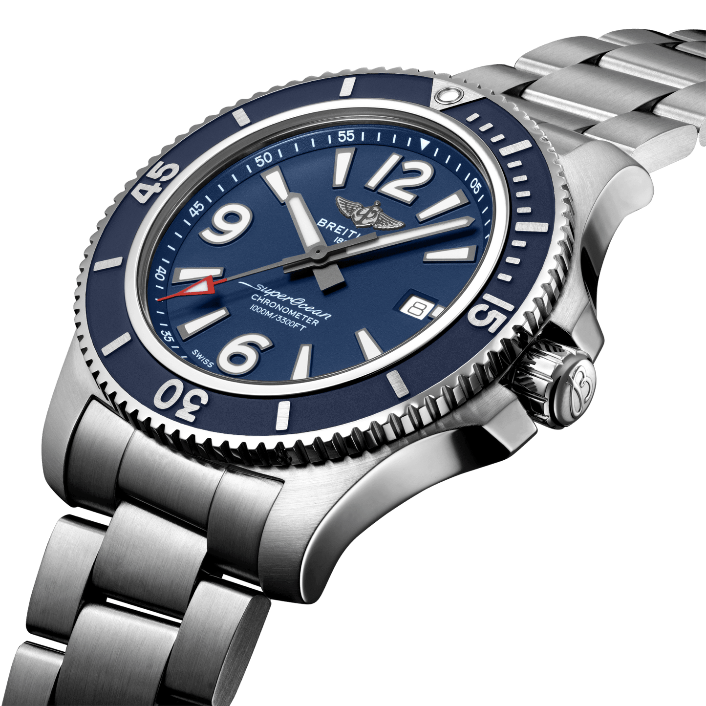 Breitling Superocean Automatic Blue Dial Stainless Steel 44mm