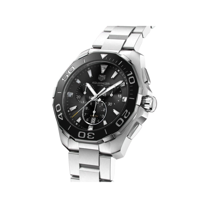 Tag Heuer Aquaracer Chronograph Black Dial 43mm Men's Watch