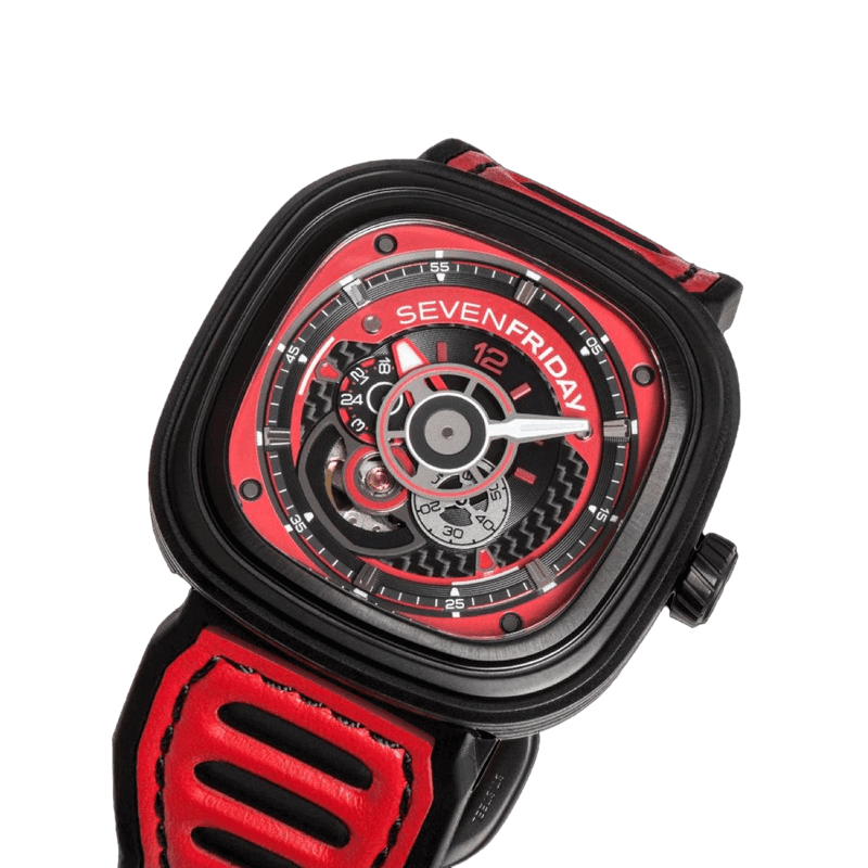 SEVENFRIDAY P3B/06 "Racing Team Red" 47mm