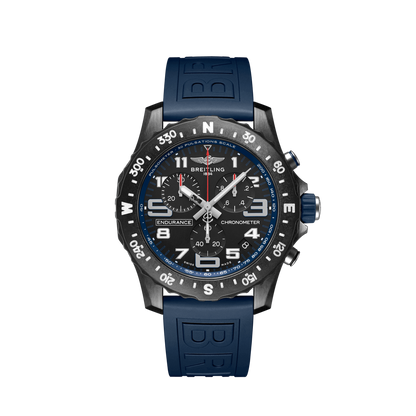 Breitling Endurance Pro Black Dial Blue Rubber 44mm